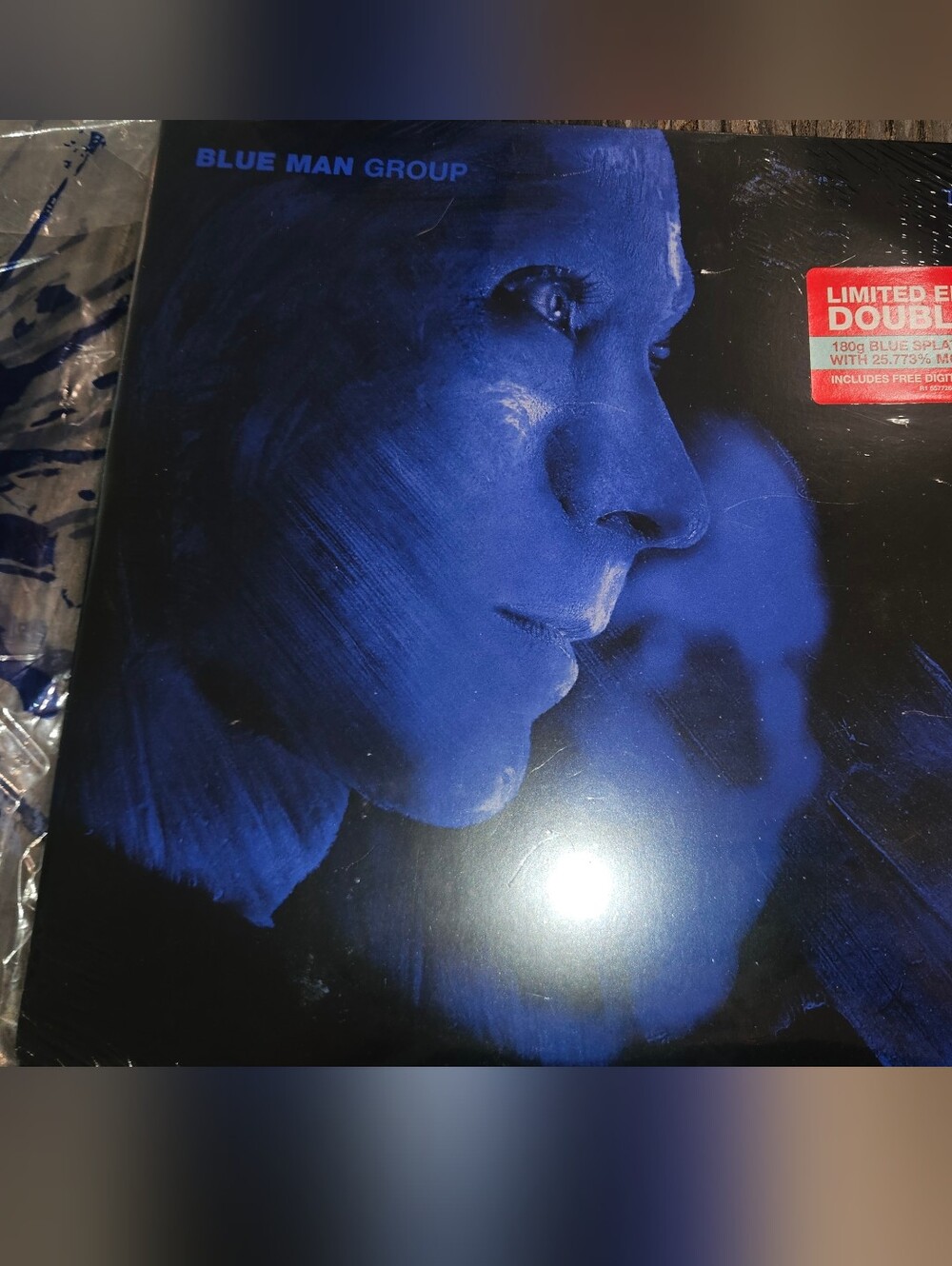 Blue Man Group Limited Edition Double LP - Blue Splatter Three Vinyl Sealed!